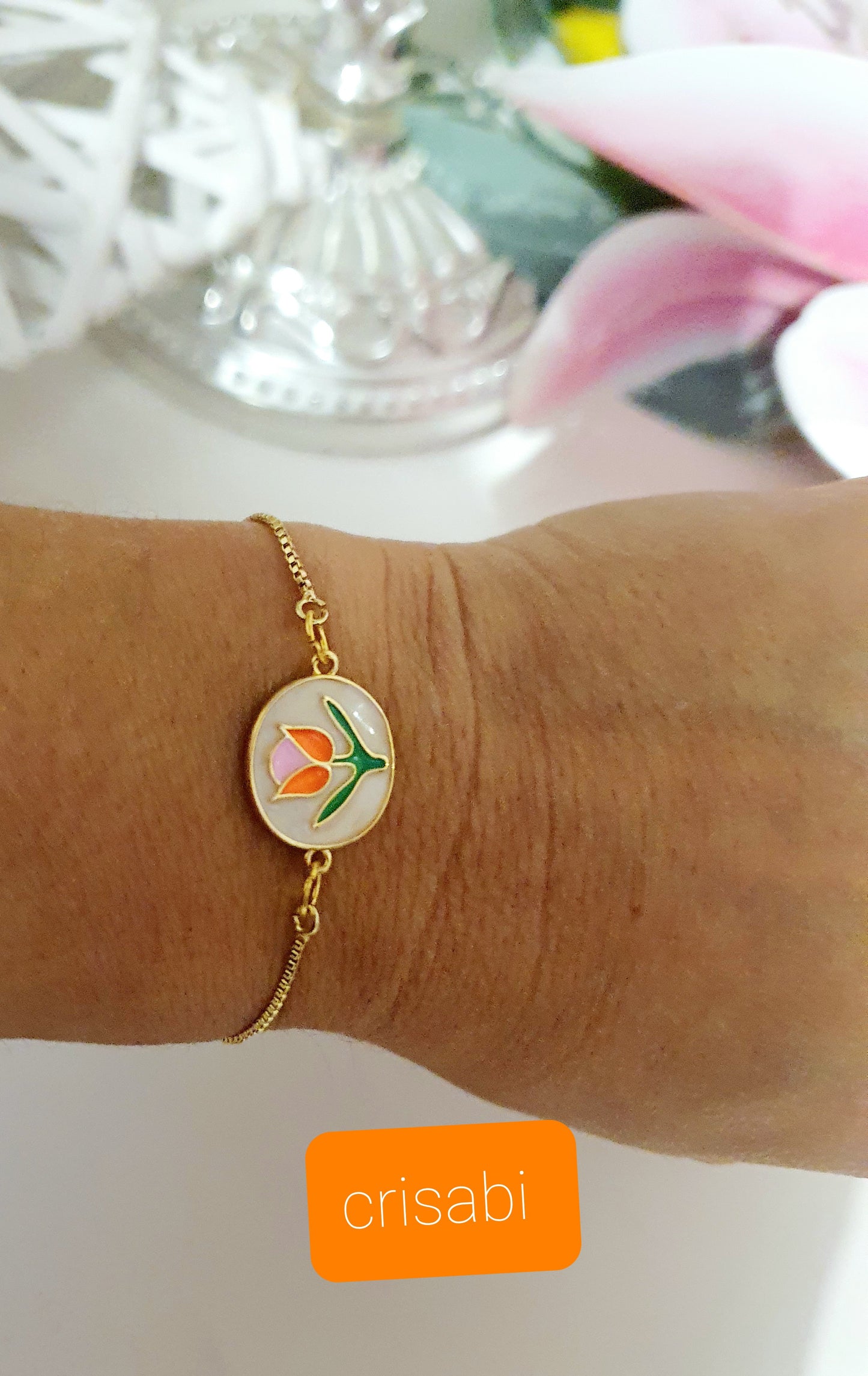 Tulipánkette Armband