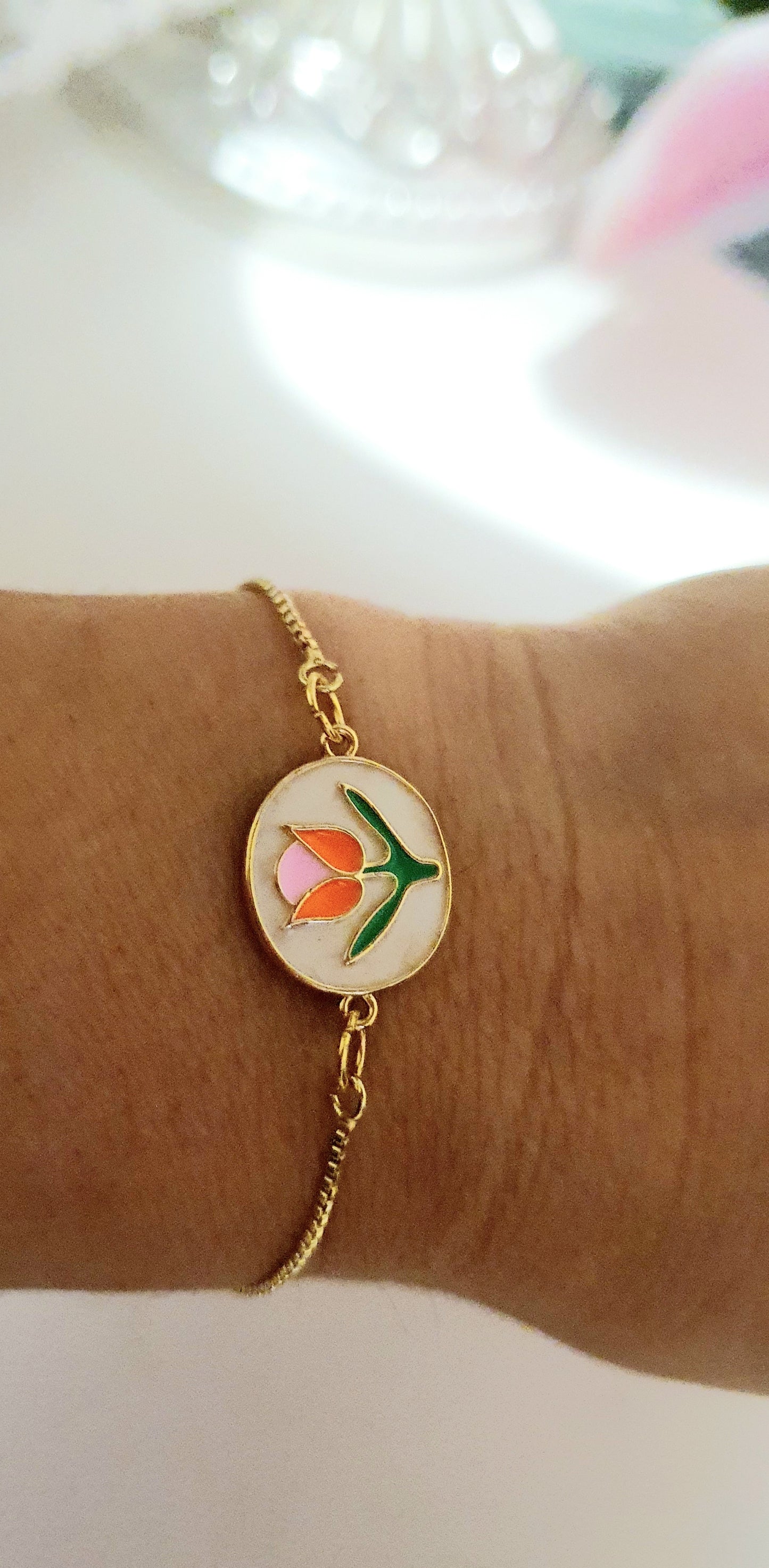 Tulipánkette Armband