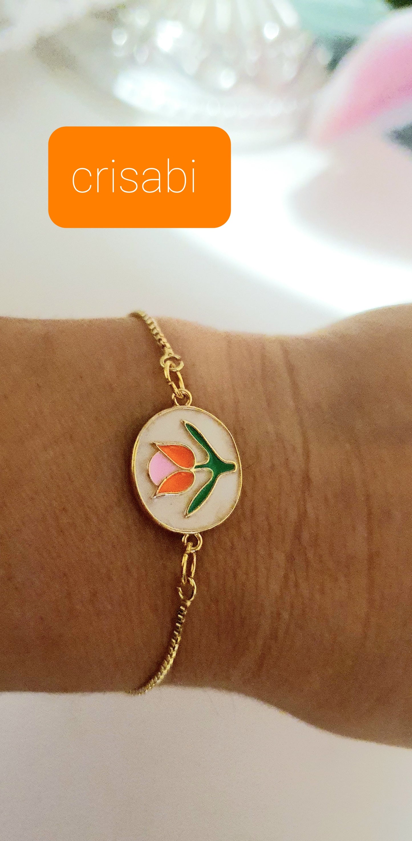 Tulipánkette Armband