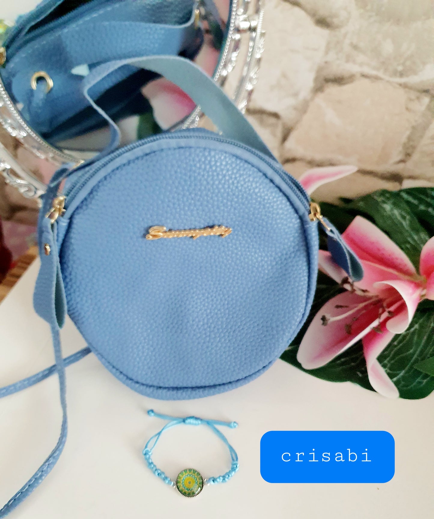 Mini Runde Taschen mit Armband kette Geschenkpack