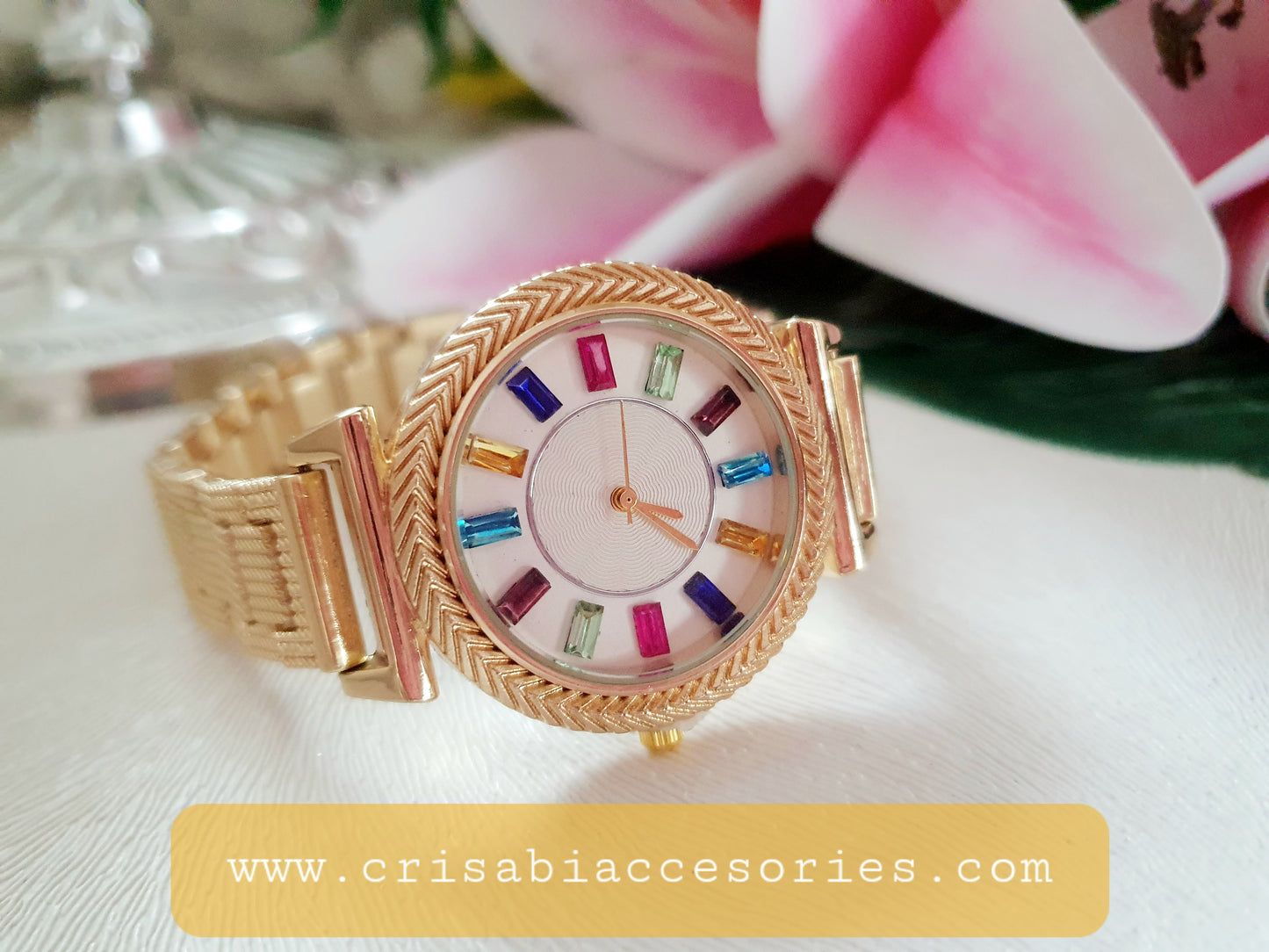 Frauen Uhr Luxus Quarz Uhr Farbblock Analog Kleid Armbanduhr