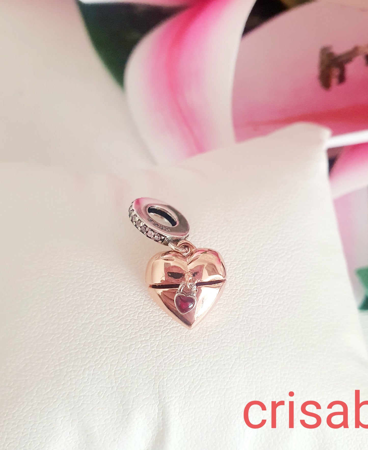 Charm für Armband Anhänger kompatibel Pandora-Stil Herz Füssen Baby Geschenk Ring